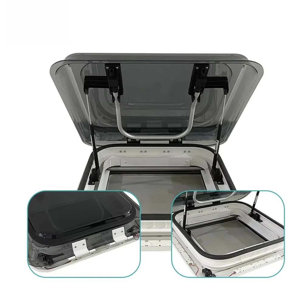 Curtain Curtain - RV Roof Window 700x500mm Manual Double