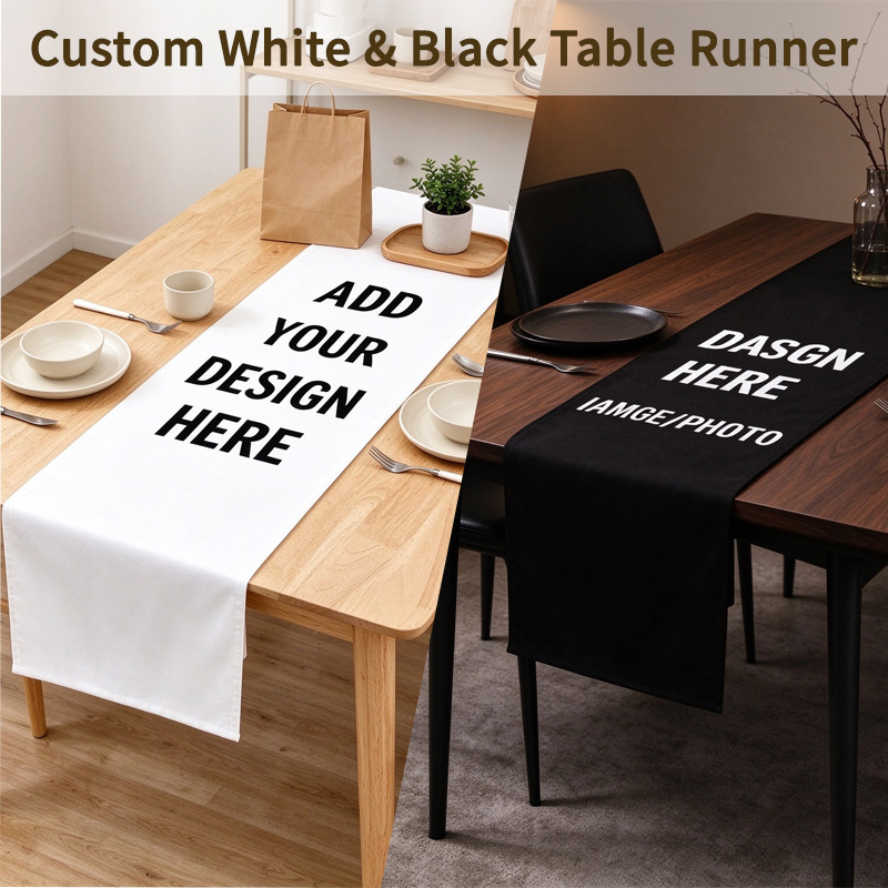 Custom 1pc Home Dining Black/  - Table Runner recension och pris