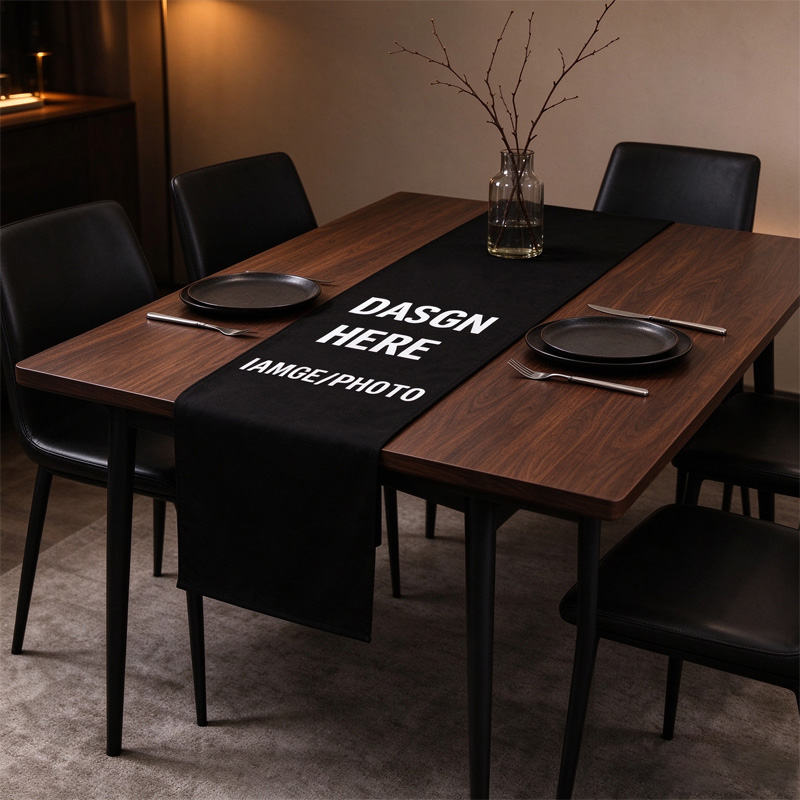 Custom 1pc Home Dining Black/  - Table Runner recension och pris