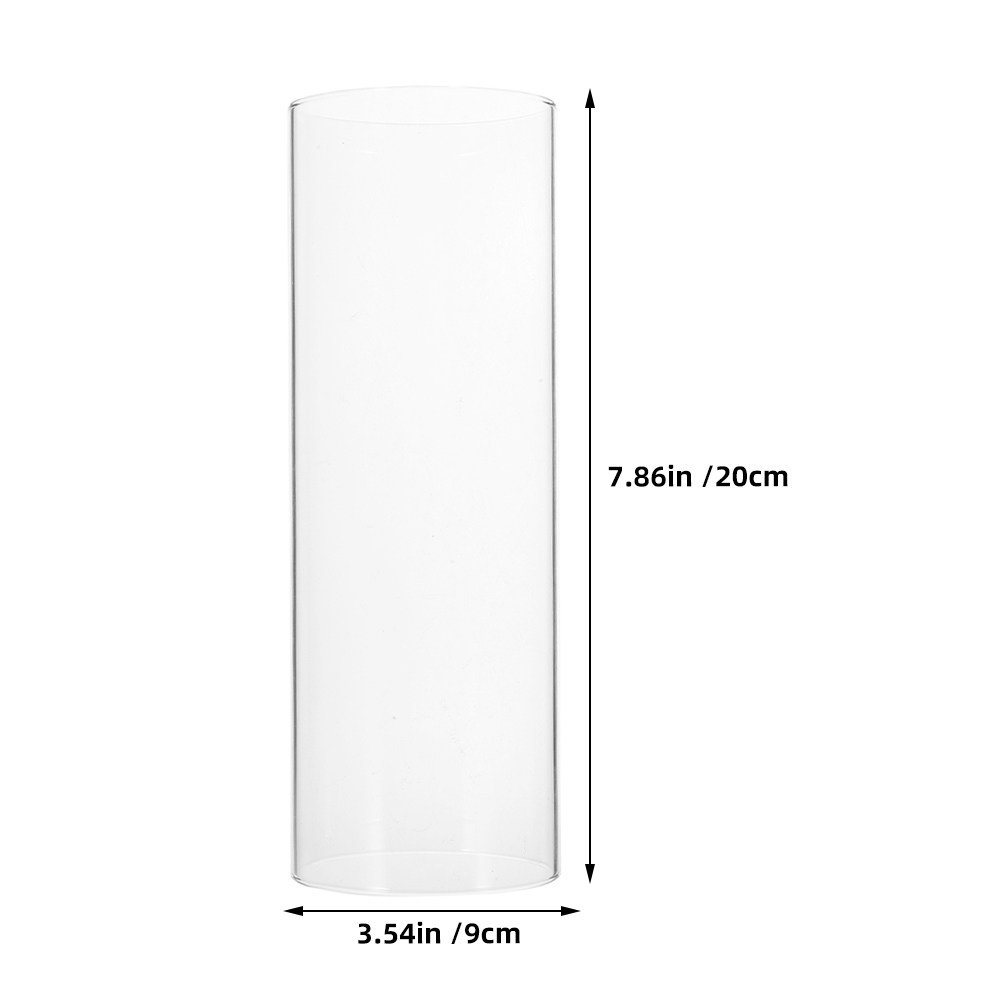 Transparent Glass Hurricane Sh - Candle Holder Decor recension och pris