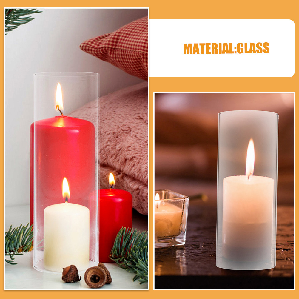 Transparent Glass Hurricane Sh - Candle Holder Decor recension och pris