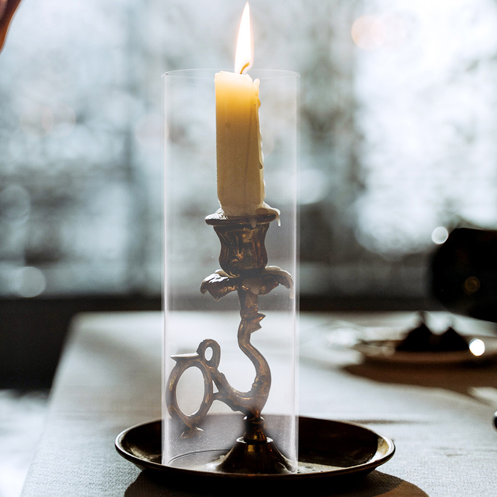Transparent Glass Hurricane Sh - Candle Holder Decor recension och pris