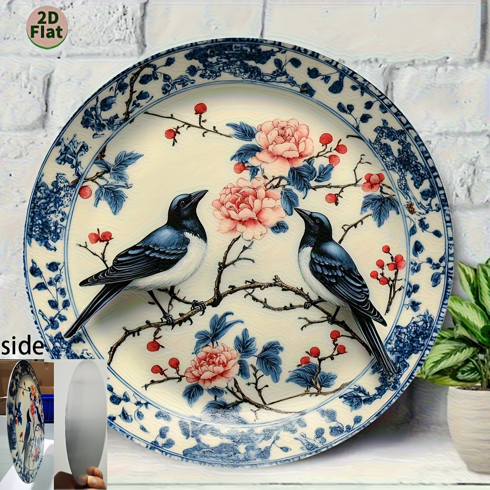 Vintage Chinese Floral Aluminu - Interior Design Living Room recension och pris