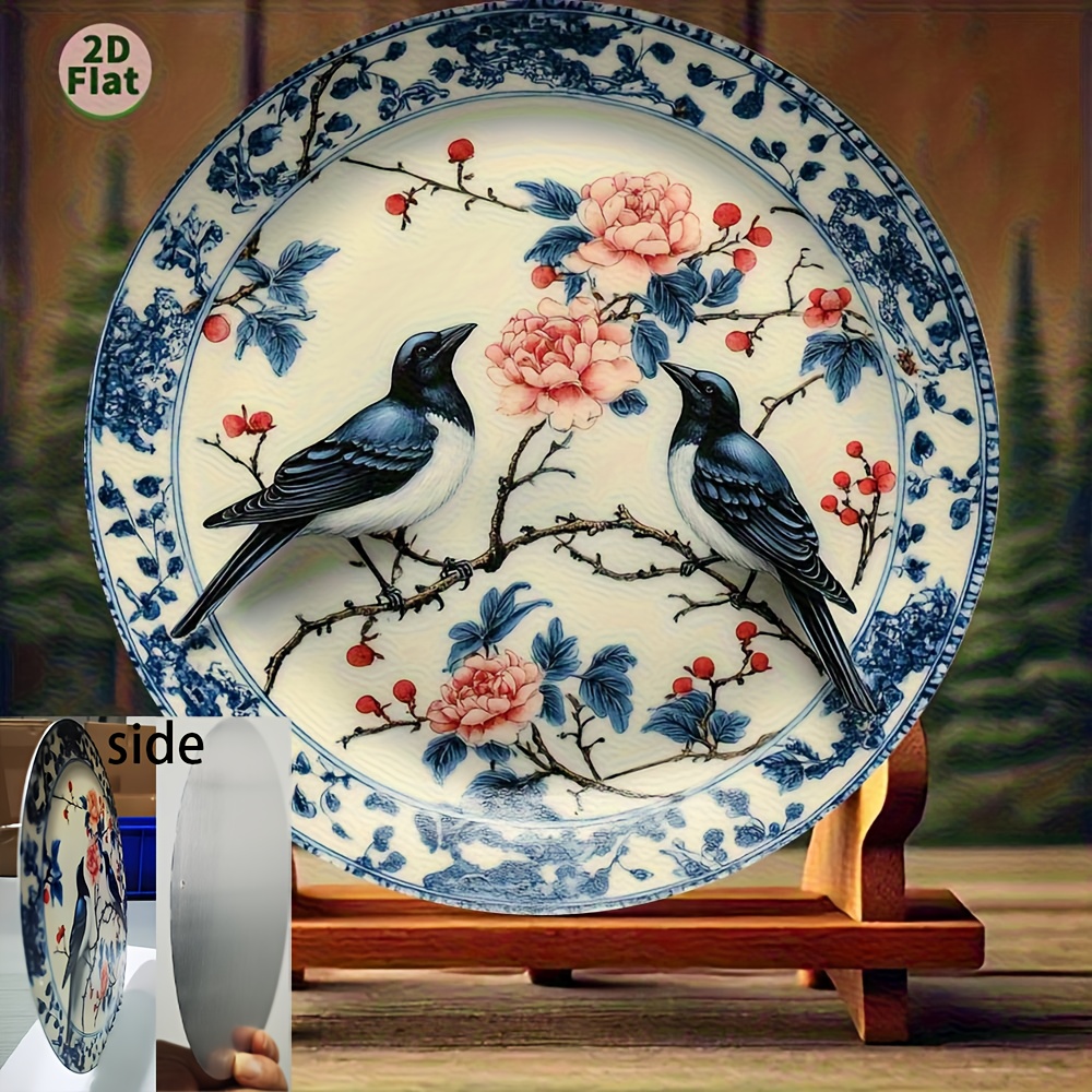 Vintage Chinese Floral Aluminu - Interior Design Living Room recension och pris