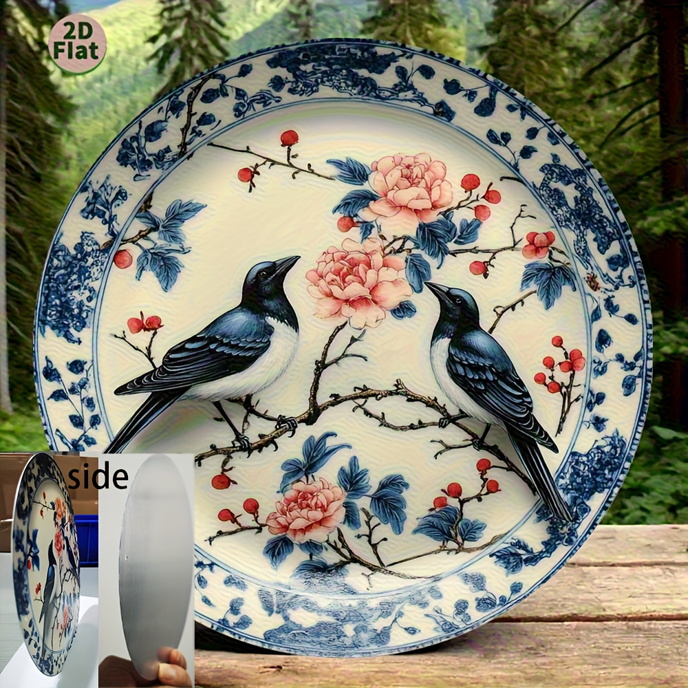 Vintage Chinese Floral Aluminu - Interior Design Living Room recension och pris