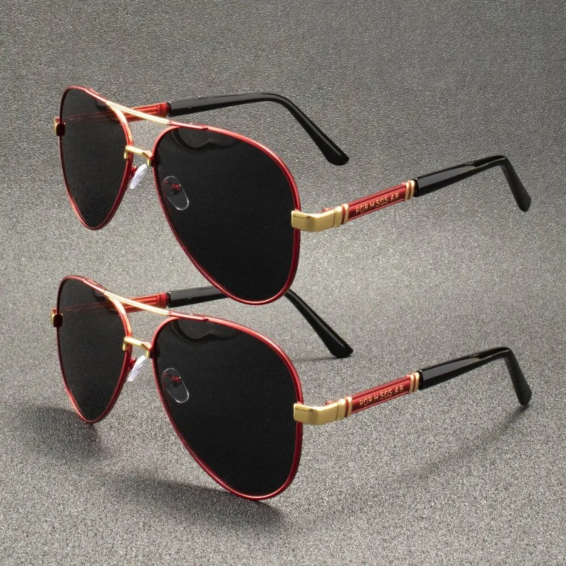 1/2PCS Retro Polarized Sunglas - Decorative Mirror recension och pris