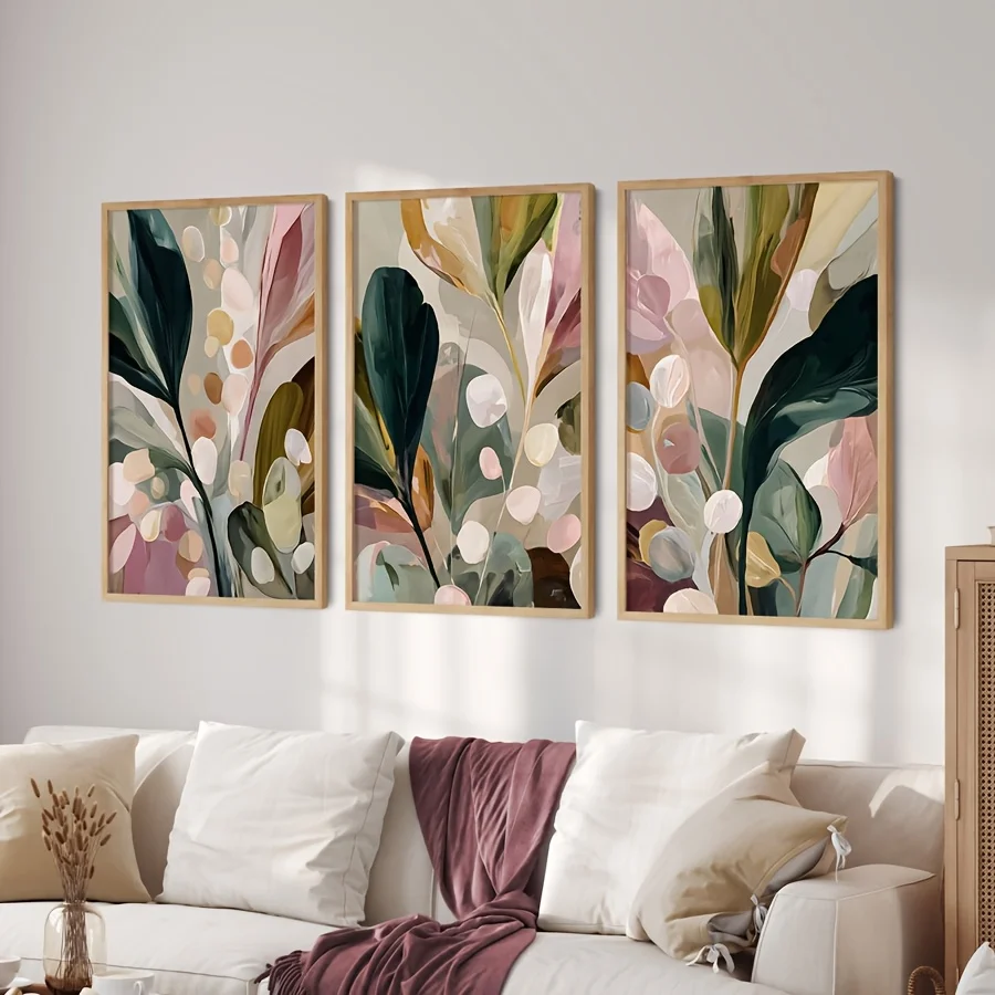 Large-sized 3pcs/set Bohemian  - Abstract Canvas Set recension och pris