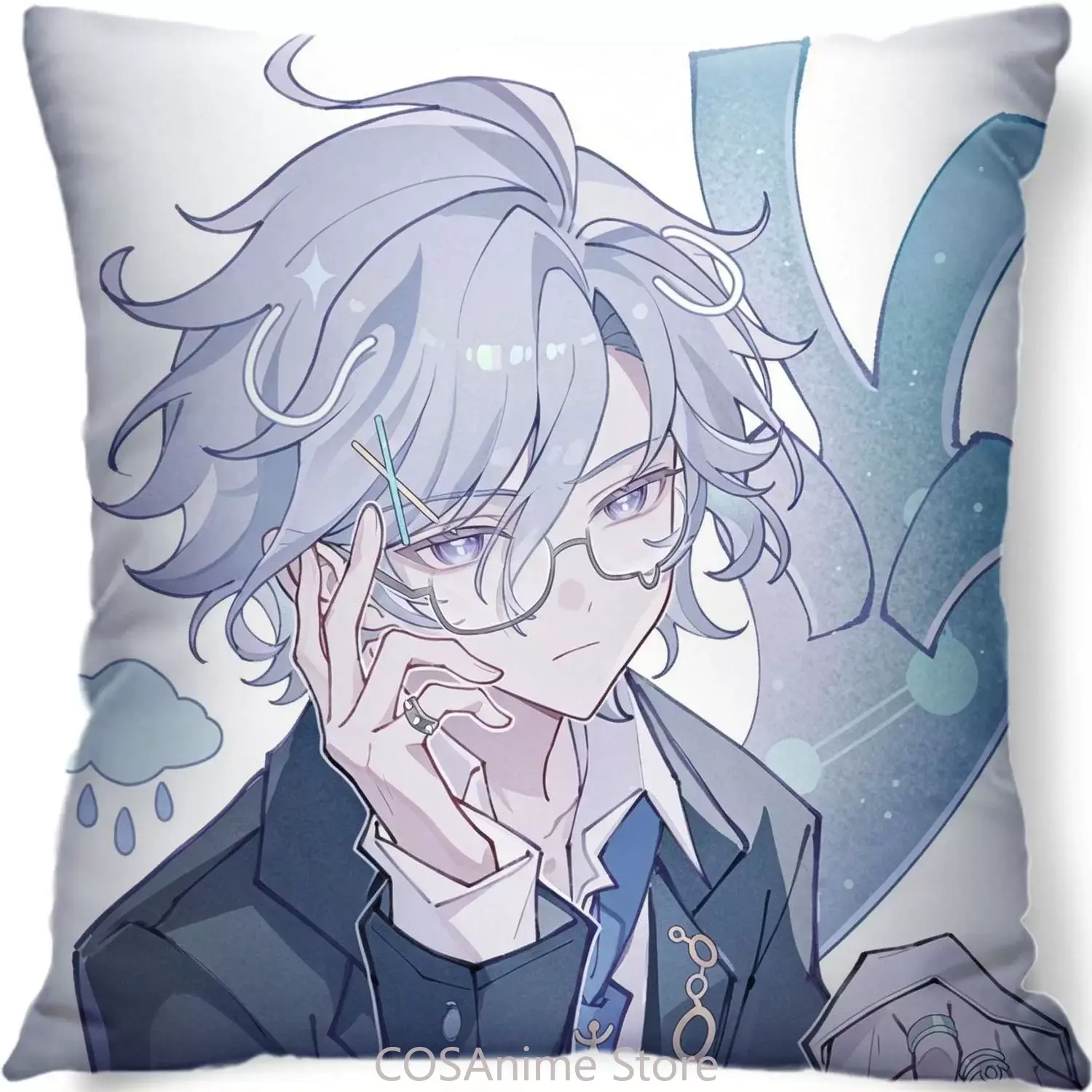 Mitya Genshin Impact Cosplay P - Throw Pillow recension och pris