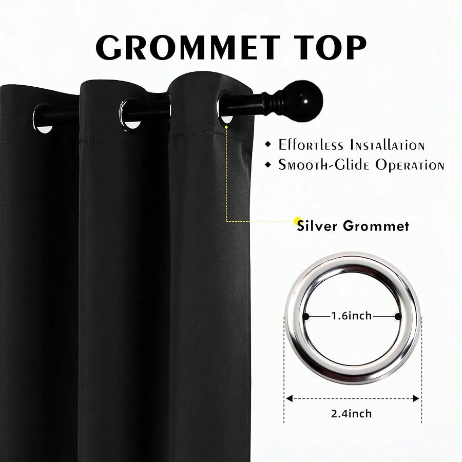 2pcs Blackout Thermal Curtains - Interior Design Living Room recension och pris