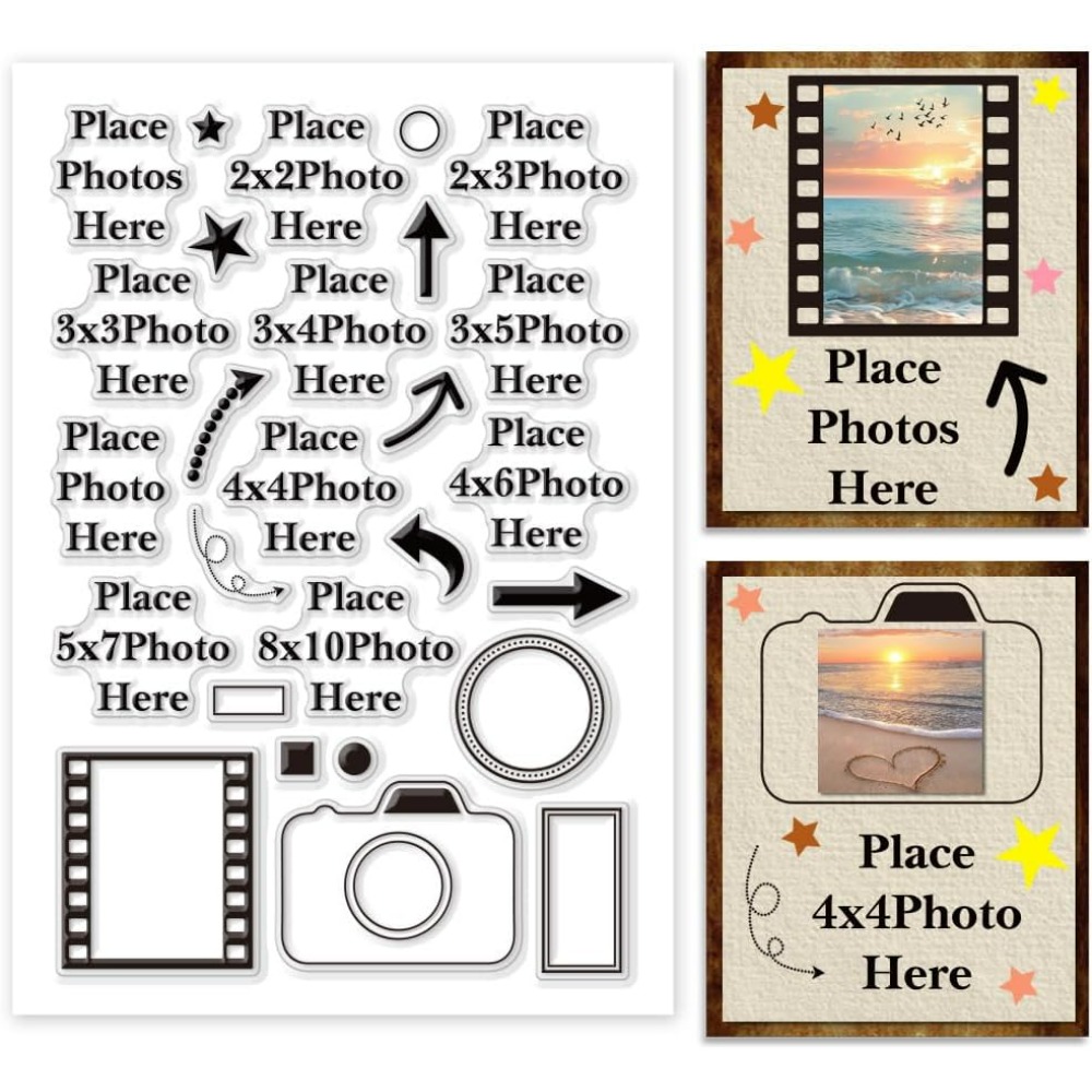 Place Photo Here Clear Stamp A - Picture Frame recension och pris