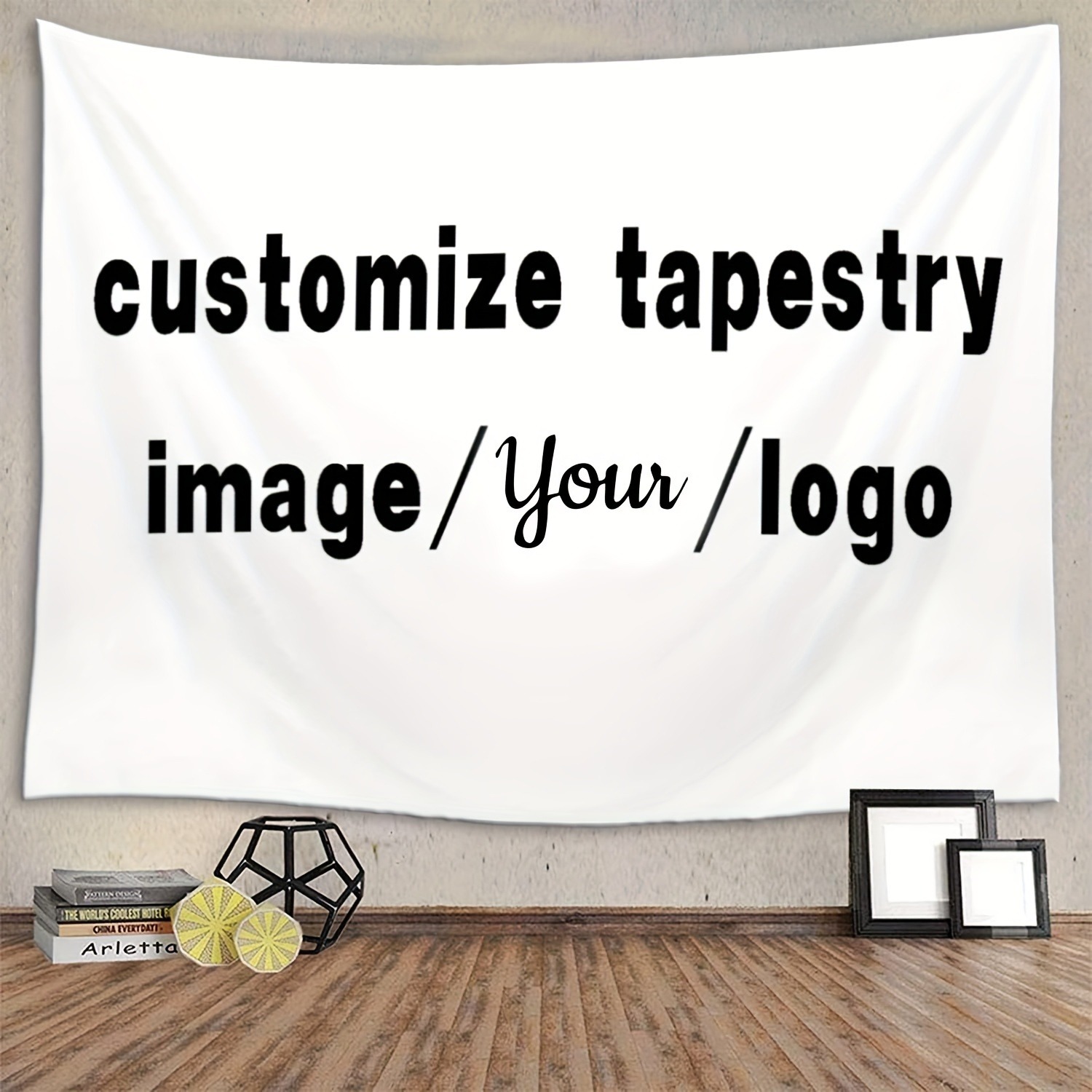 1PC Custom Tapestry Personaliz - Interior Design Living Room recension och pris