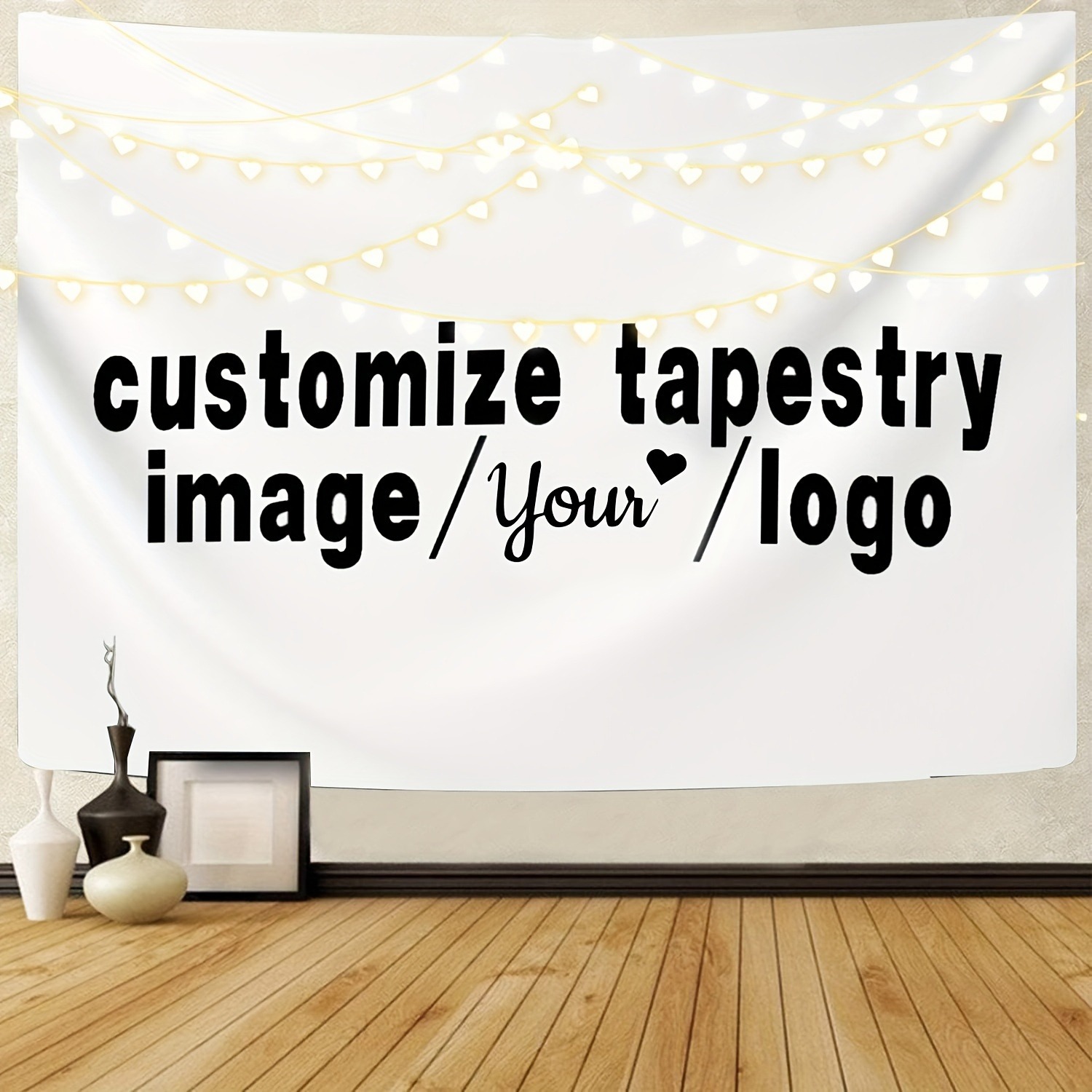 1PC Custom Tapestry Personaliz - Interior Design Living Room recension och pris