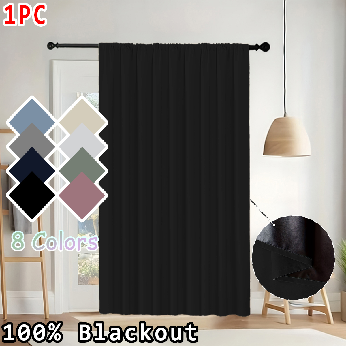 1 Piece of Simple Solid Color  - Interior Design Living Room recension och pris
