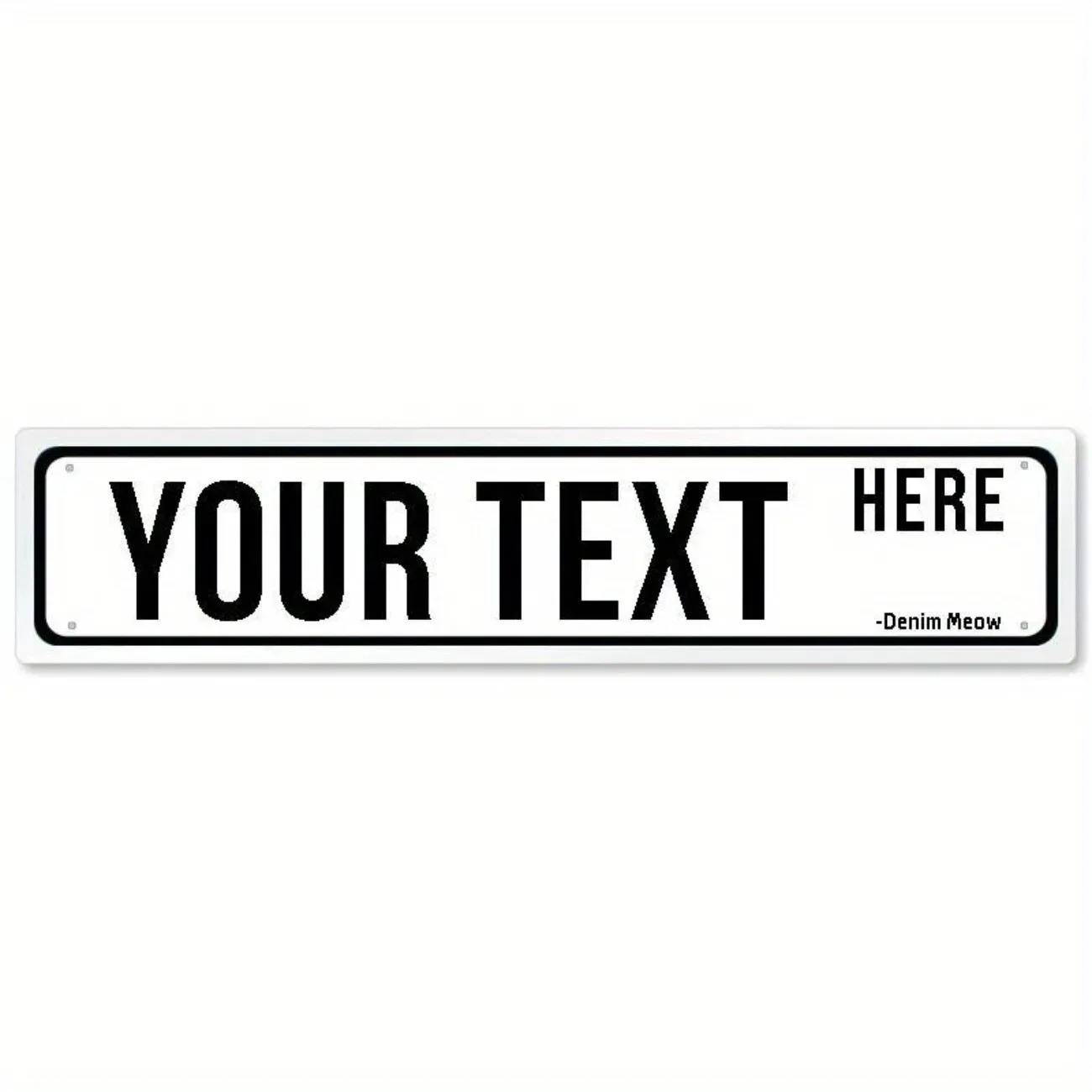 Customizable Rustic Metal Sign - Interior Design Living Room recension och pris