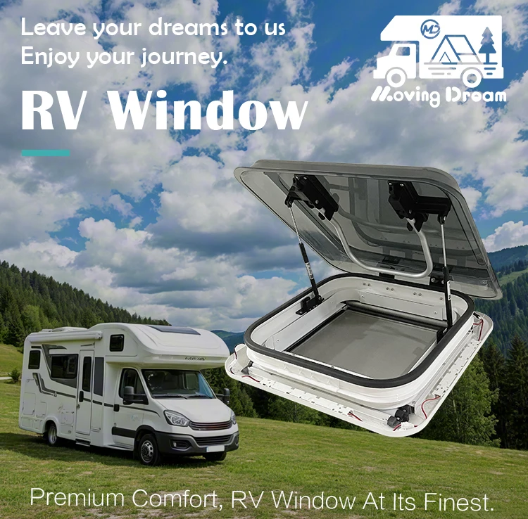 RV Roof Window 700x500mm Manua - Curtain Curtain recension och pris