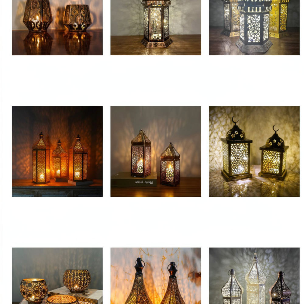 Rustic Moroccan Iron Candle La - Candle Holder Decor recension och pris