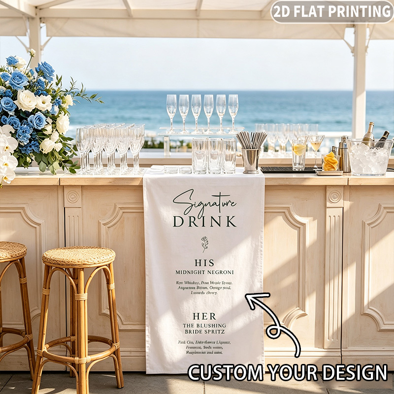 1pc Custom Wedding Tablecover, - Table Runner recension och pris
