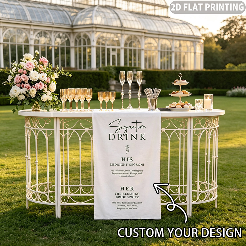 1pc Custom Wedding Tablecover, - Table Runner recension och pris