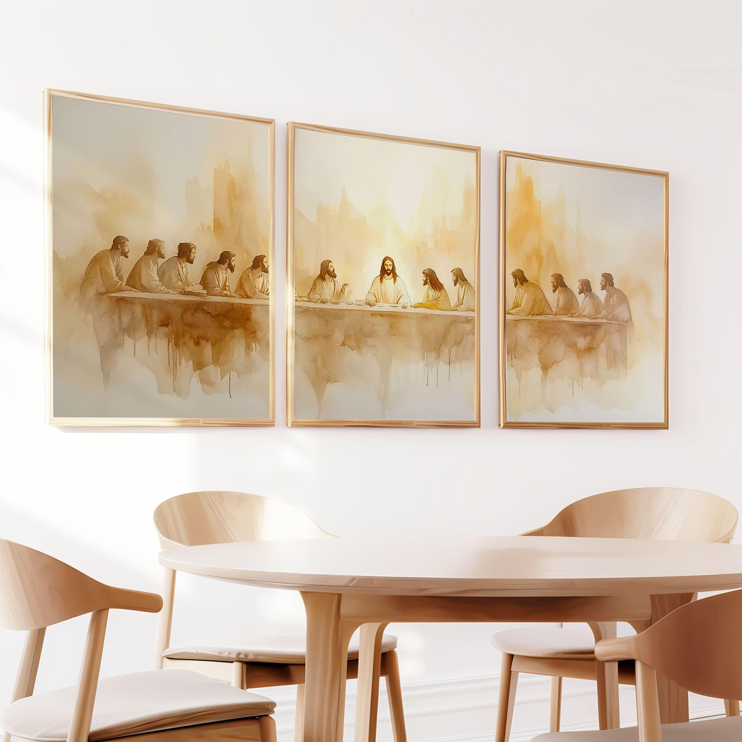 3pcs/set The Last Supper Wall  - Abstract Canvas Set recension och pris