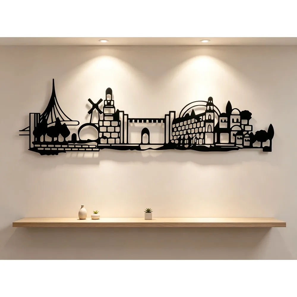 CIFBUY Iron Wall Art Jerusalem - Wall Art recension och pris